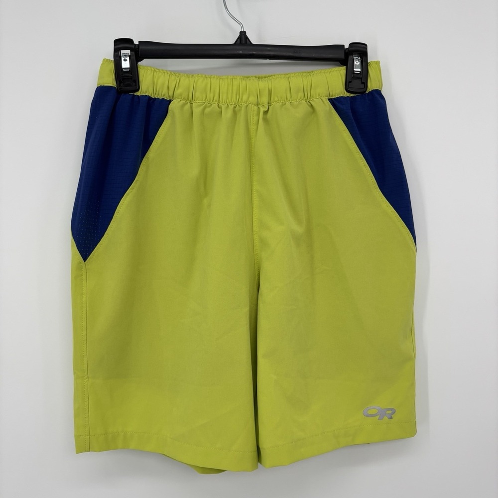 Outdoor Research Windward Shorts 7" Inseam Green Blue Athletic Mens Size Small